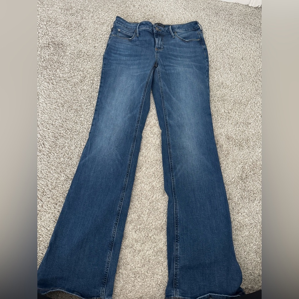 Simply Vera Vera Wang Dark Blue Flare Jeans